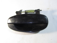 Ручка двери задней наружняя правая 96410185 96410237 Шевроле Авео Т200 и Т255 - Черная окрашена - БУ