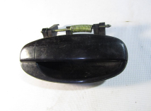 Ручка двери задней наружняя правая 96410185 96410237 Шевроле Авео Т200 и Т255 - Черная окрашена - БУ 