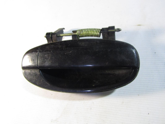 Ручка двери задней наружняя правая 96410185 96410237 Шевроле Авео Т200 и Т255 - Черная окрашена - БУ