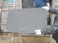 Ковровое покрытие пола багажника Шевроле Авео Т300 Хэтчбек 95980285 Серый, - БУ