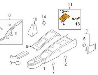 АКПП крышка селектора переключения передач 95972338, 96870407 Шевроле АвеоТ250, - БУ S-16