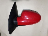 Зеркало левое Шевроле Авео Т200 и Т255 электрика 96406185 96408136 E11-015752 - 5пин - Красное - БУ