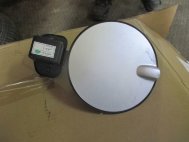 Лючок бензобака Опель Антара 96660086, 96660087, 94735887, - БУ Серебро