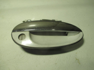 Ручка двери передней правой наружная 96323384 Дэу Матиз М100 - Белая и Хром - под ключ - БУ