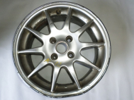 Диск литой R15 6JX15H2 E42 PCA4x100 DIA56 35156042B8 96653145 ал - 10 лучей К-12- N-3 - БУ - вмятины