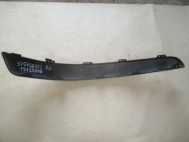 Молдинг бампера заднего правый 13122008 13155662 93183327 Опель Астра H - Черный, - БУ