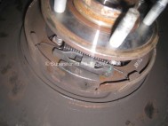 Ремкомплект колодок задних 96626087 стояночного тормоза ловая сторона 4804804 Антара, - БУ