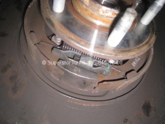 Ремкомплект колодок задних 96626087 стояночного тормоза ловая сторона 4804804 Антара, - БУ