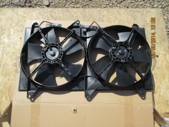 Вентилятор охлаждения Шевроле Эпика 96640489, 96838443 с 2006 г с диффузором 2-х моторный, - Termal