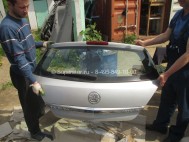 Крышка багажника Опель Астра H, Фемели Хэтчбек 93182989 - БУ Голая Серебро К-5