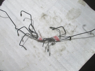 Трубка тормозная Форд Фокус 2 Универсал передняя 1321490 от блока АБС 1492850, - БУ