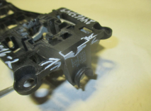 Механизм внутренний ручки двери задней левой 24463749 32016-2 Опель Астра H- мелкий ДЕФЕКТ, - БУ 