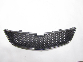 Решетка радиатора Шевроле Спарк М300 нижняя 95961865, 95961848, 95961829 с хромом, - Atek