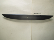 Накладка крышки багажника 96277687, 96277690 c фонарями подсветки Шевроле Ланос - Черный, - БУ