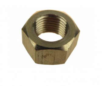 Гайка М10 крепления приёмной трубы 250536600 Газ, УаЗ дв.406, Москвич (латунь) бронзовая 250536600