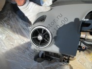 Торпеда - накладка левая, над рулевой колонкой 95233991 Шевроле Авео Т300, - БУ Серая