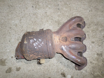 Коллектор вЫпускной 96476191 96476195 Шевроле Авео Круз F14-16D4 - дефект на флянце, - БУ