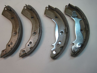 Колодки задние 583051CA00 SA132 AMDBF213 Хендай Гетц 7 барабанные без АБС, - Nakayama