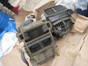 Печка отопитель Форд Фокус 1 в сборе, но без мотора вентилятора 1089991, 98AB18D405AH, - БУ S-66