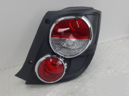 Фонарь задний правый Шевроле Авео Т300 Хэтчбек 96831068, 96830986 - Хром ободки, - Norden