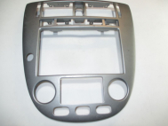Накладка магнитолы и блока управления печки 96555041 Шевроле Лачетти Седан - Серая - есть ЦАРАПИНА