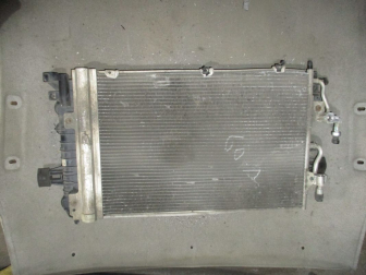 Радиатор кондиционера Опель Астра H 1850096 13129192 WC1 93178958 без ресивера, - БУ