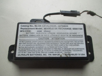 АКБ - Батарея литиевая литий-ионный аккумулятор 22704633 88861186 Астра H Авео Т250 - S54 - БУ