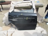 Дверь задняя правая Шевроле Лачетти Хэтчбек 96547908 в сборе - БУ Черная К4  электрический