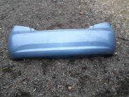 Бампер задний Шевроле Авео Т200 Хэтчбек 96543017 - БУ - Голубой - K-341