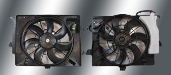 Вентилятор радиатора Хендай Солярис, Киа Рио 3 с 2011 по 14 год 253501W052 в сборе, - Termal