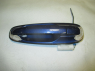 Ручка двери наружная задняя правая 96548153 Шевроле Лачетти Все - Синяя - краска ОБЛЕЗЛА, - БУ