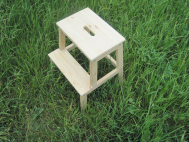 Табурет стремянка 50х42х39 см из массива дерева аналог Икеа - Россия.