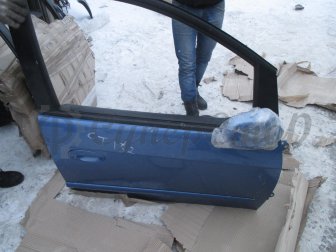 Дверь передняя правая Шевроле Реззо 96593244 - БУ в сборе Голубая  - но без зеркала!