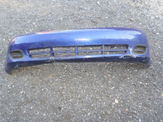 Бампер передний Шевроле Лачетти 96545491 кузов Хэтчбек - Синий - под ремонт - БУ