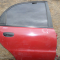 Дверь задняя правая Шевроле Ланос 96310032 96303929 - в сборе - Красная - есть ВМЯТИНА - БУ