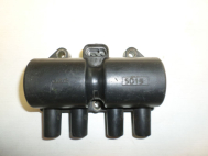 Катушка зажигания 96253555 - 3 контакта фишка овальная Авео Дэу Матиз 1л Реззо 25182496 - БУ