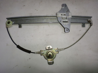 Стеклоподъемник двери задней левой 96245711 96304132 Шевроле Ланос T100 - механический LR-8, - БУ