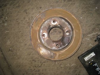 Диск тормозной передний 1523795, 1535924 Фиеста Ecoboost с 2008 по 2017г вентилируемый d 258 , -  БУ