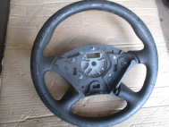 Рулевое колесо Форд Фокус 1 руль 98AB3600BDW C79MD - кожа - сильно потертый - БУ