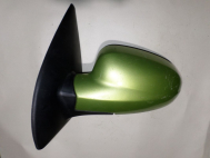 Зеркало левое Шевроле Авео Т200 и Т255 электрика 96406185 96408136 E11-015752 - 5пин - Зеленое - БУ