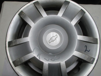 Колпак колесного диска Шевроле Авео Т200 R14 96452296 - 5-ть лучей Крест - БУ - есть дефекты и сколы