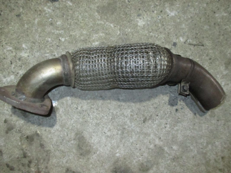 Приемная труба Шевроле Авео Т300 Опель Астра J 1,8 л 96852479, 95129307 - Передняя часть трубы! - БУ