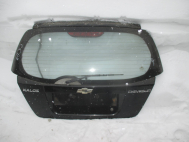 Крышка багажника Шевроле Авео Хэтчбек Т200 и 255, 96540837 - в СБОРЕ - Черная CK119 - БУ