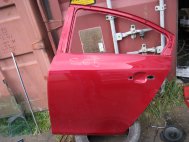 Дверь задняя Шевроле Круз Седан левая 96869291, 95987763, - БУ Красная S-65 - Голая