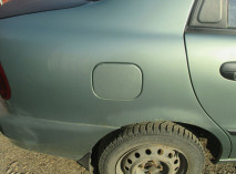 Лючок бензобака Шевроле Ланос 96303245, 96278742, - БУ Зеленый LR-10, 