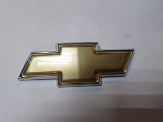 Эмблема решетки радиатора Шевроле Авео Т200 Лачетти Ланос Реззо 96546998 96546997 - Крест - 132 - GM