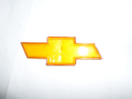 Эмблема 96546998 96546997 Шевроле Авео Т200 Ланос - ТОЛЬКО верхнее СТЕКЛО - Крест 12х4,3 см - БУ