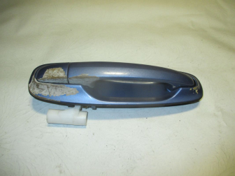 Ручка двери наружная задней левой 96547981 Шевроле Лачетти Все - 31U - Голубая - краска слезла, - БУ