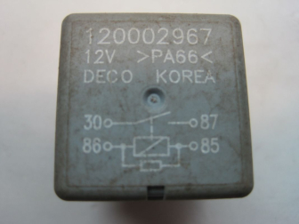 Реле 120002967 Шевроле Авео Т300 Круз Опель Астра многофункциональное Серое - БУ