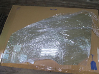 Стекло двери Форд Фокус 1 передней левой 1342624, 1317983, 1323286 - зеленое, - БорАвтоСтекло